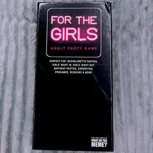 for the girls party game
